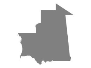Mauritania - silhouette