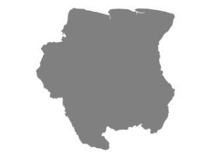 Suriname - silhouette
