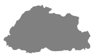 bhutan - silhouette