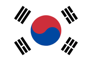 Soth Korea flag - Južna Koreja zastava