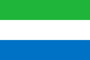 Sierra Leone -flag, zastava