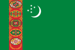 Turkmenistan -flag, zastava