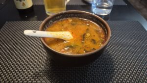 miso soup at Moy sushi